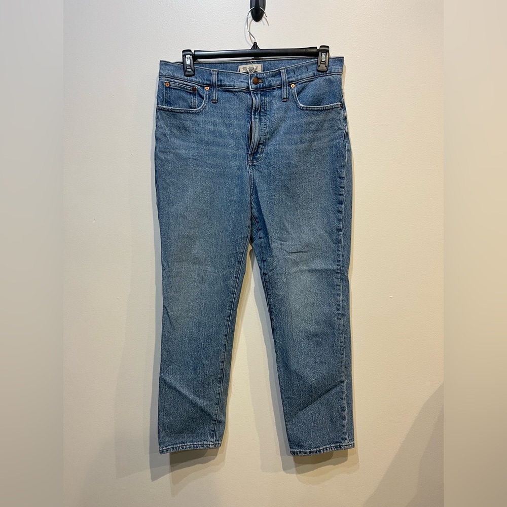 Madewell Women's Straight Blue Jeans